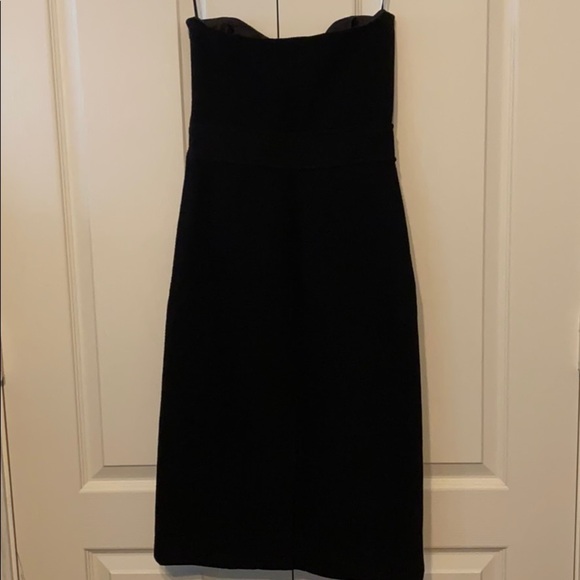J.crew strapless formal dress black size 0 - Picture 3 of 9